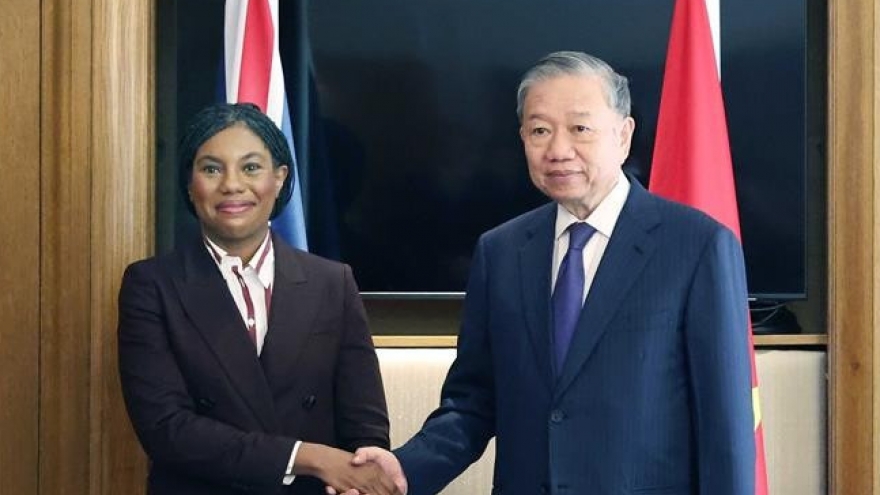 Vietnamese Party chief meets with UK Conservative Party’s leader