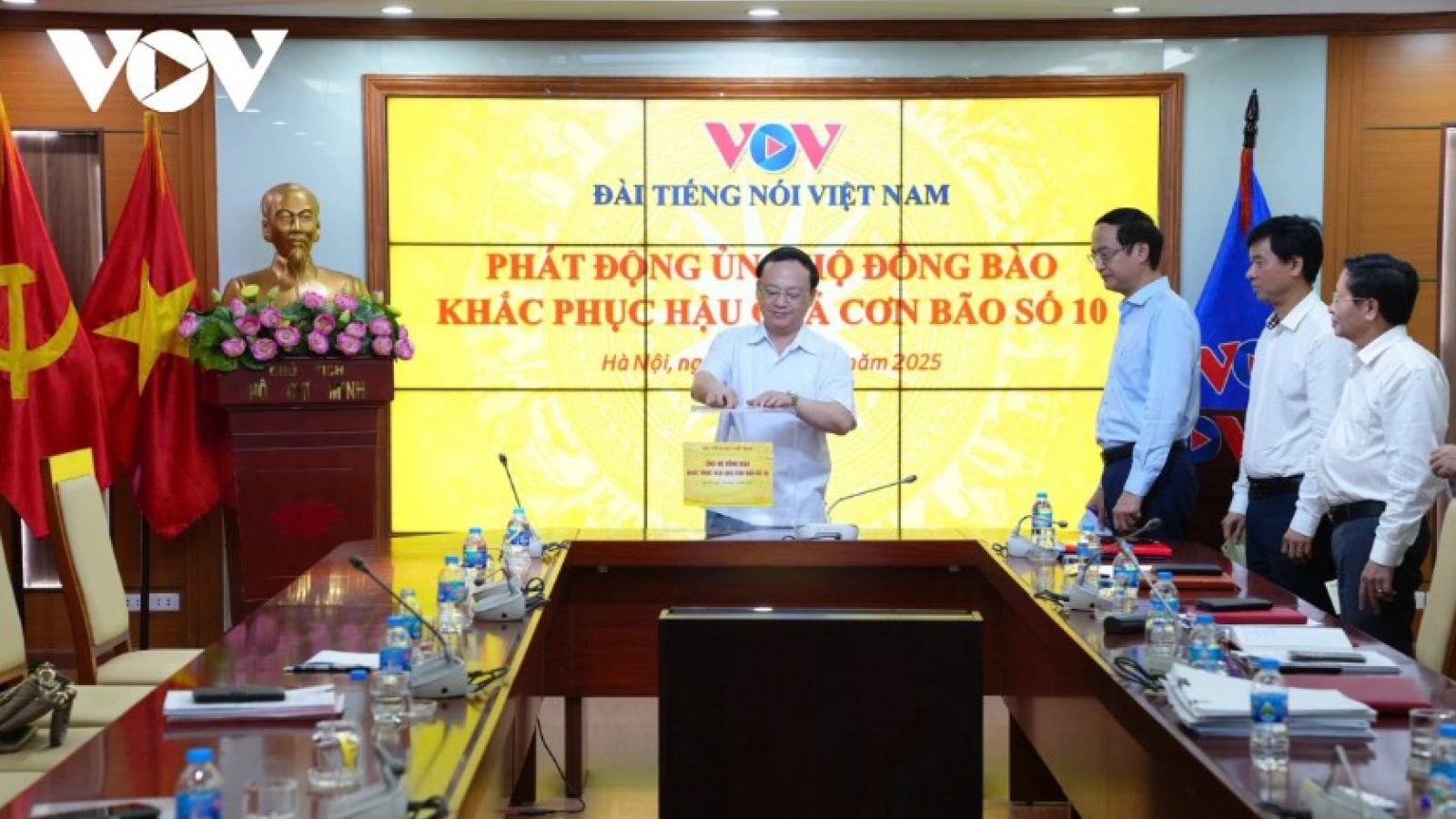 VOV launches donation drive to support storm-hit residents