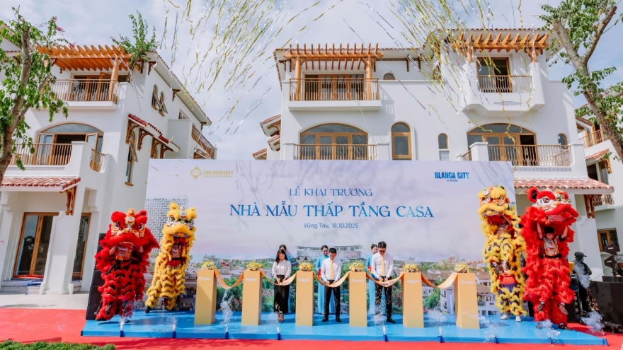 Đô thị Sun Group Vũng Tàu khai trương nhà mẫu thấp tầng Casa