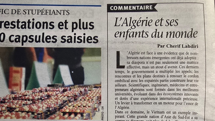 Algerian media highlights Vietnam’s experience in engaging overseas intellectuals