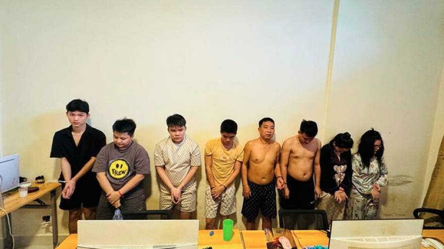 Eight Vietnamese arrested in Cambodia for suspected online fraud