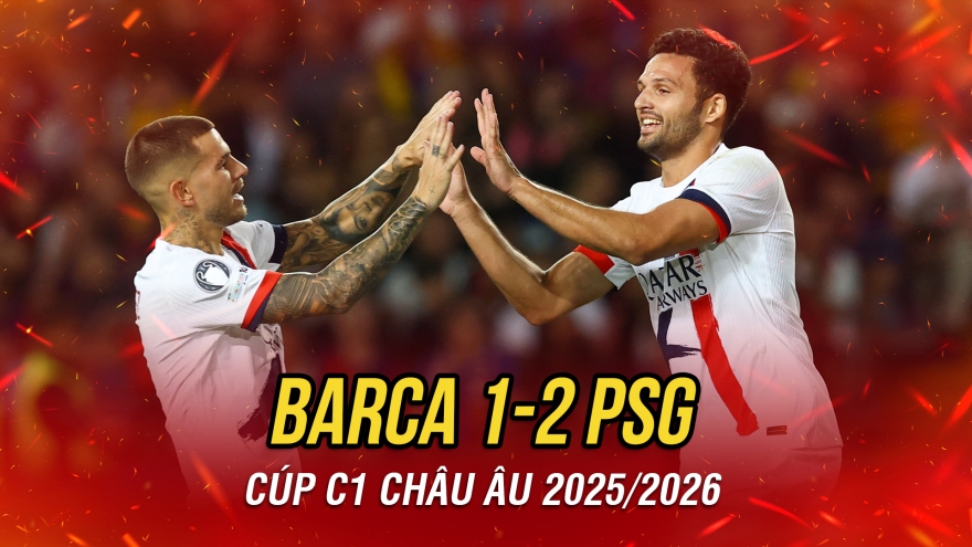 Kết quả cúp C1 châu Âu hôm nay 2/10: PSG lội ngược dòng ngay trên sân Barca