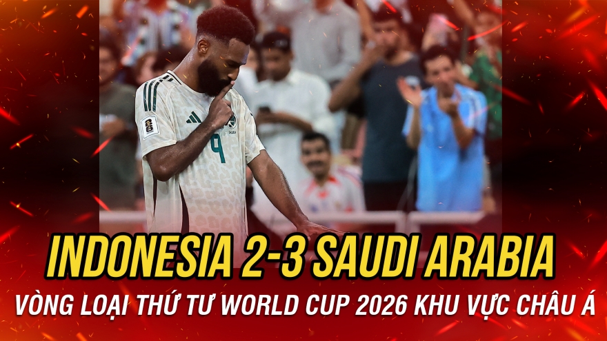 Kết quả vòng loại World Cup 2026 khu vực châu Á: ĐT Indonesia để thua đáng tiếc
