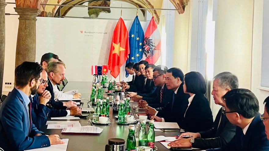 Việt Nam và Cộng hòa Áo tăng cường hợp tác an ninh - thực thi pháp luật