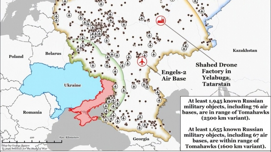 Tên lửa Tomahawk và khả năng đổi bản đồ chiến sự Nga - Ukraine
