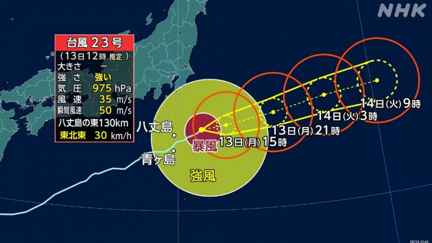 Bão Nakri đổi hướng, Nhật Bản tránh được thiệt hại lớn