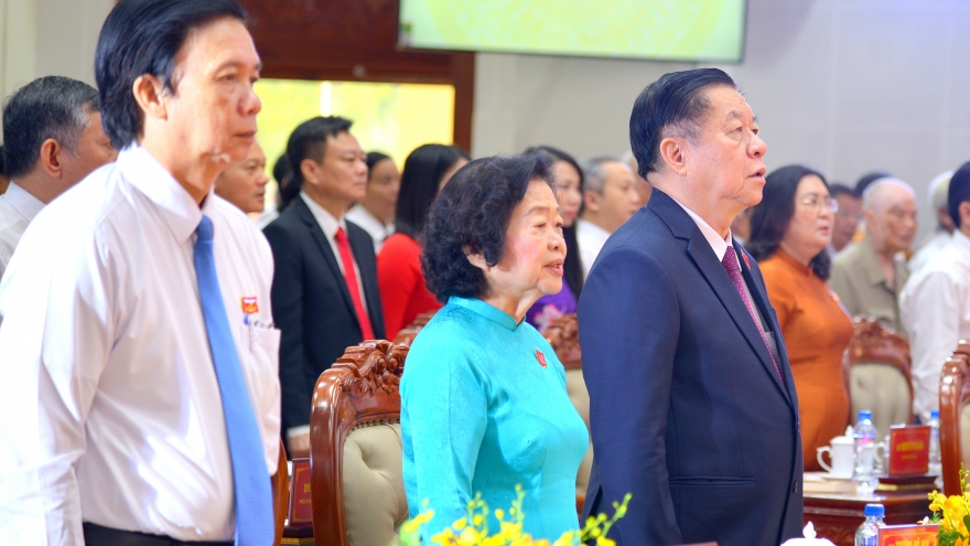 Ông Nguyễn Trọng Nghĩa dự Đại hội Đảng bộ tỉnh Đồng Tháp