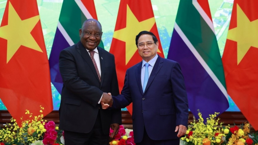 Prime Minister meets with visiting South African President