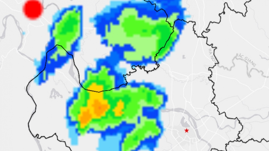 Khu vực nội thành Hà Nội có thể xuất hiện dông, lốc trong vài giờ tới