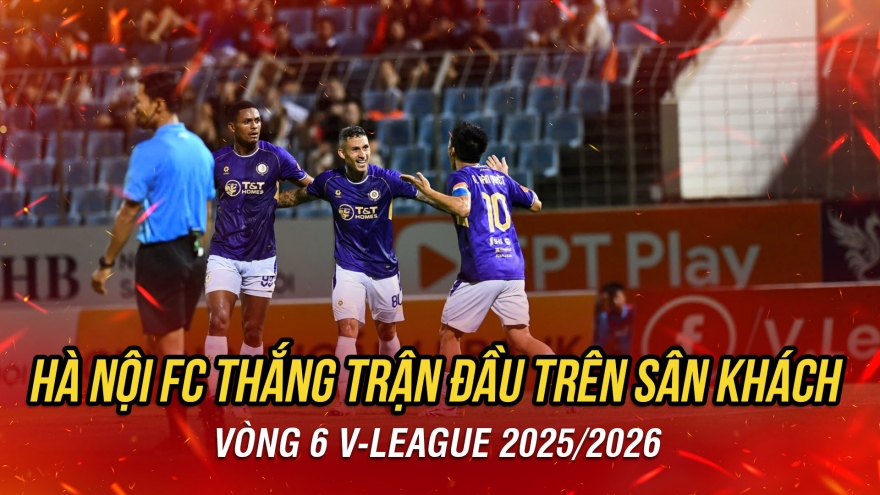 Kết quả bóng đá V-League tối 1-10: Hà Nội FC có 3 điểm đầu tiên trên sân khách