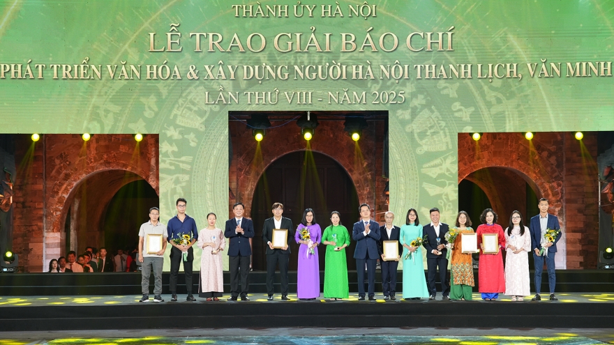 33 tác phẩm báo chí được vinh danh vì lan tỏa giá trị văn hóa và con người Hà Nội