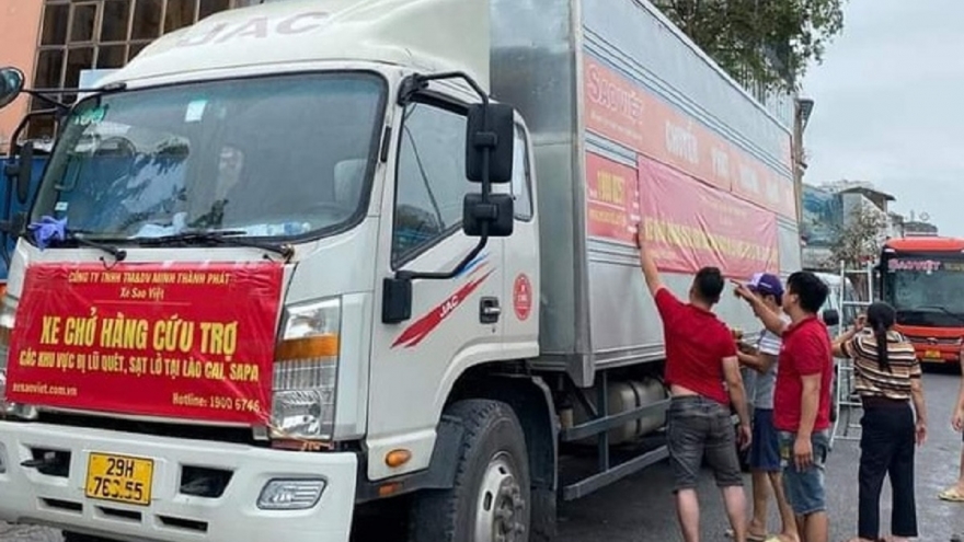 Miễn phí dịch vụ đường bộ cho các phương tiện vận chuyển hàng cứu trợ