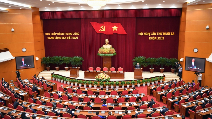 Thông báo Hội nghị lần thứ 13 Ban Chấp hành Trung ương Đảng khóa XIII