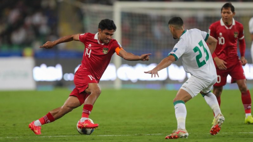 Thành tích đối đầu đáng ngại của ĐT Indonesia khi chạm trán Iraq