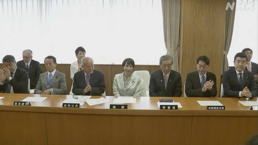 Tân Chủ tịch đảng LDP Nhật Bản chính thức bổ nhiệm Ban lãnh đạo mới