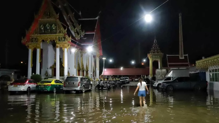 Thiệt hại do lũ lụt gia tăng nghiêm trọng tại Thái Lan, 22 người thiệt mạng