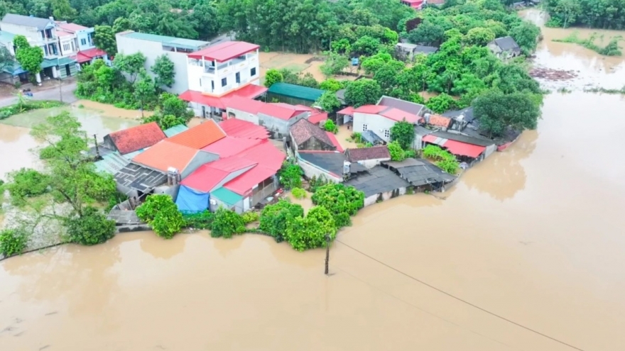 Lũ trên sông Cầu, sông Thương có khả năng vượt mức lịch sử năm 1986