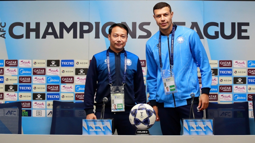 Nam Định đặt mục tiêu cạnh tranh vị trí đầu bảng với đội bóng Nhật Bản