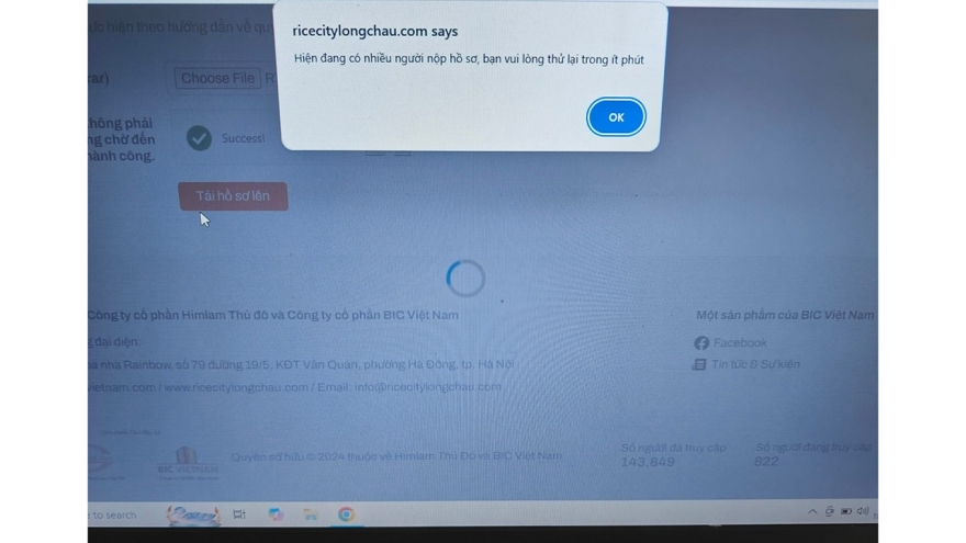 Nộp hồ sơ nhà ở xã hội online, hàng nghìn người “than trời” vì website lỗi