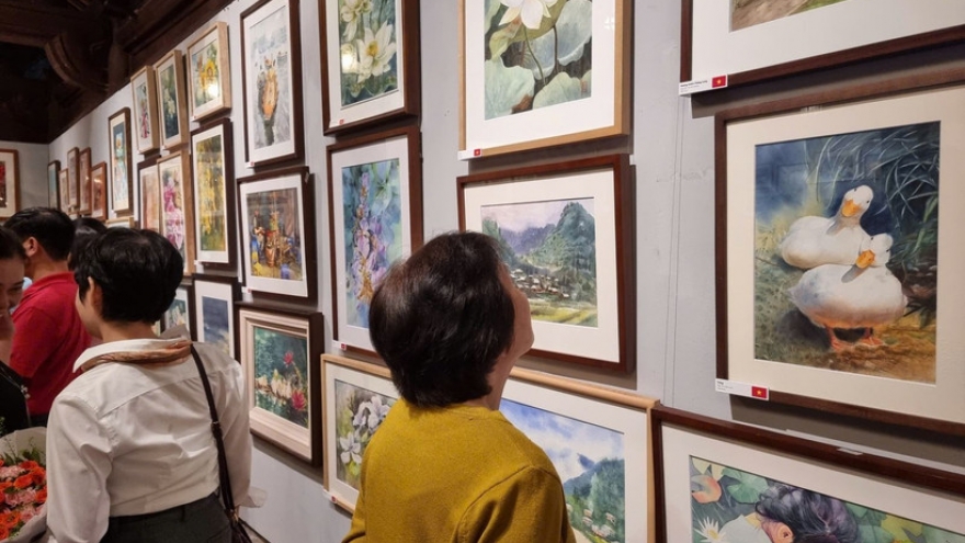 International watercolour painting exhibition opens in Hanoi