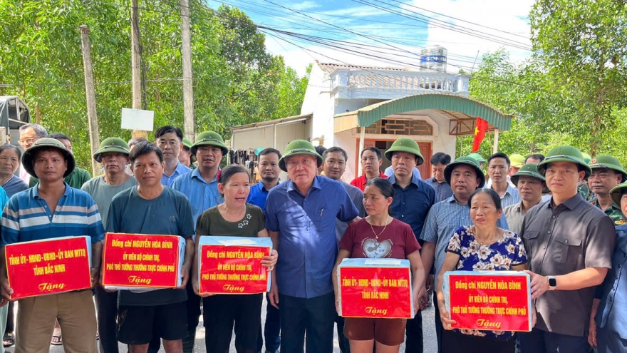 Bắc Ninh di dời dân vùng lũ ven sông Cầu, sông Thương đến nơi an toàn