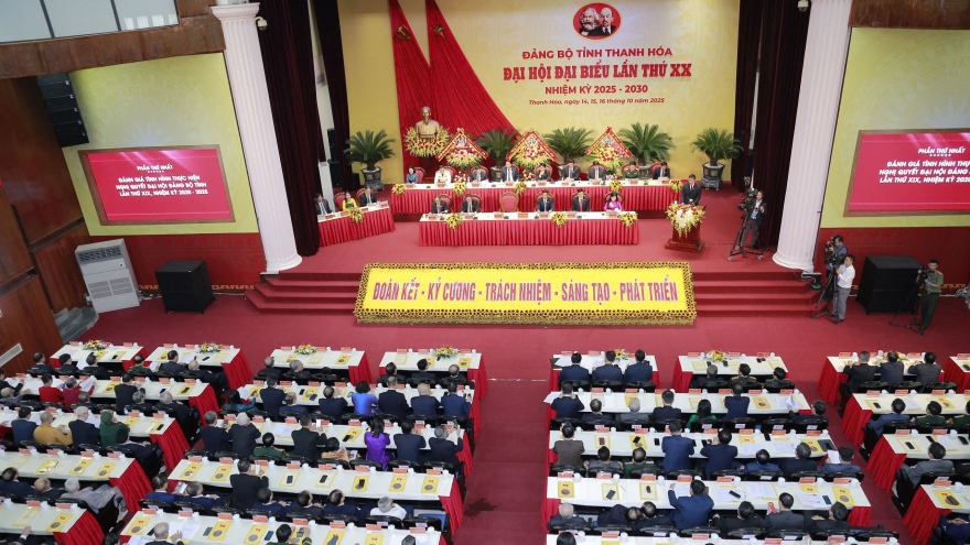 Khai mạc Đại hội Đảng bộ tỉnh Thanh Hóa nhiệm kỳ 2025-2030