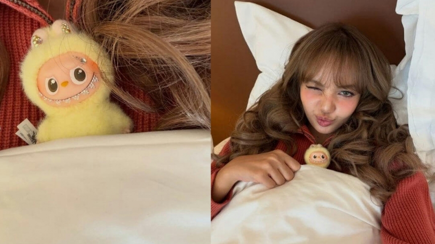 Lisa khiến fan choáng váng khi khoe Labubu đính đá quý hơn 5 tỷ đồng