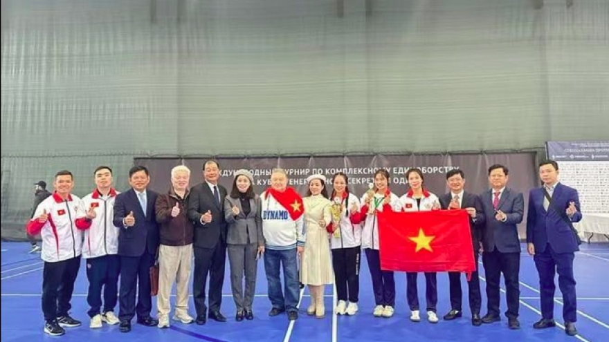 People’s Public Security Sports team wins gold at martial arts tournament in Russia