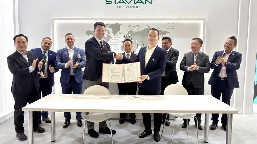 Bước tiến quan trọng trong dự án tổ hợp tái chế Stavian tại Thanh Hóa