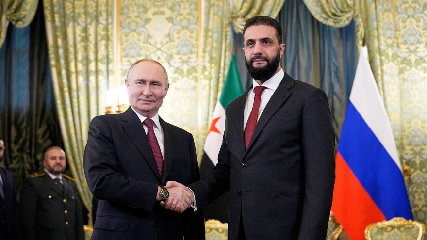 Ông Ahmed al-Sharaa lần đầu thăm Nga, thúc đẩy xây dựng “Syria mới”