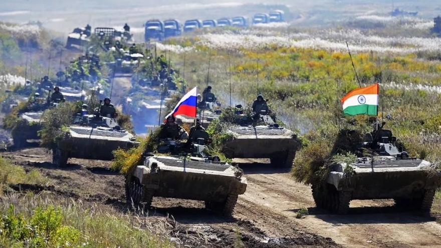 Ấn Độ - Nga bắt đầu cuộc tập trận liên hợp trên bộ Indra 2025