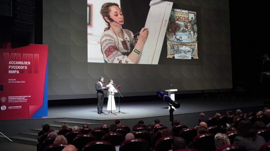 Đại diện hơn 100 quốc gia tham dự Đại hội “Thế giới Nga” lần thứ XVII tại Moscow