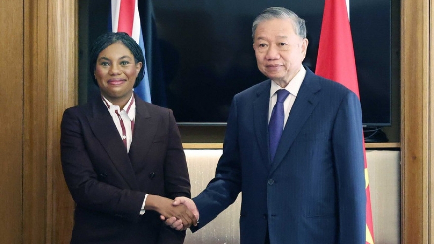 Tổng Bí thư Tô Lâm hội kiến Chủ tịch Đảng bảo thủ Anh Kemi Badenoch