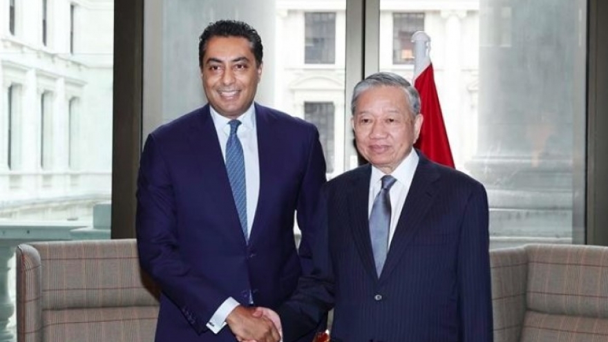 Vietnamese Party chief meets leaders of UK corporations, financial organisations