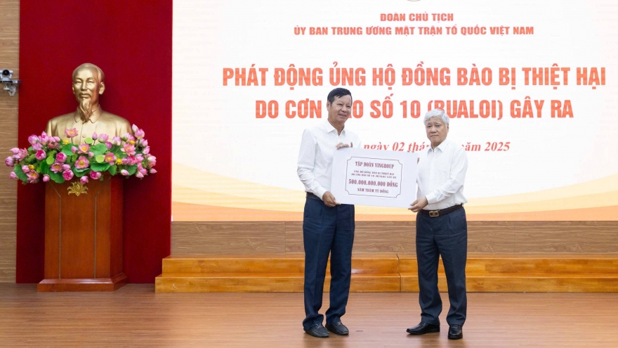 Tiếp nhận hơn 673 tỷ đồng ủng hộ đồng bào bị thiệt hại do bão số 10