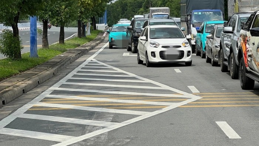 Những điều cần biết về vạch kẻ đường xương cá và mắt võng trên đường