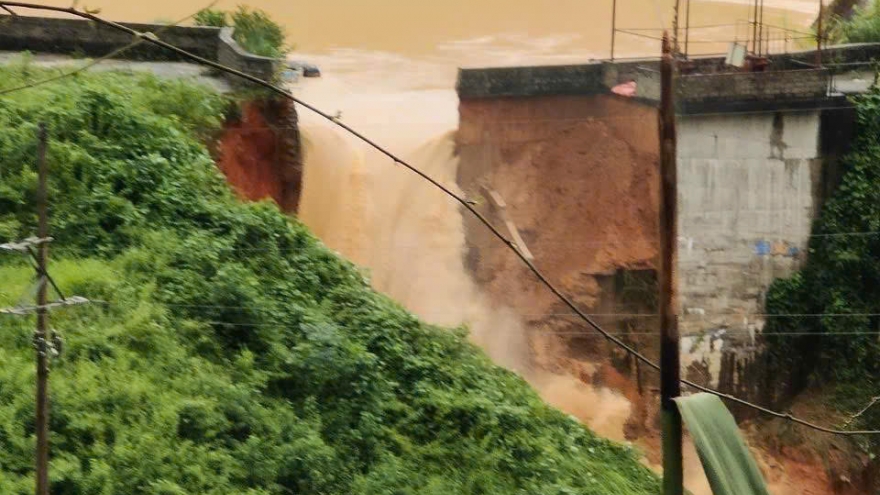 Vỡ đập thủy điện Bắc Khê 1 tại Lạng Sơn, khẩn trương sơ tán dân