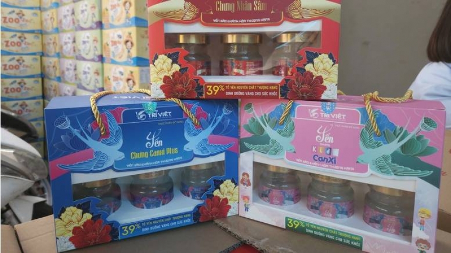 Xử phạt gần 1 tỷ đồng Công ty Yến Trí Việt, chuyển hồ sơ hàng giả sang công an