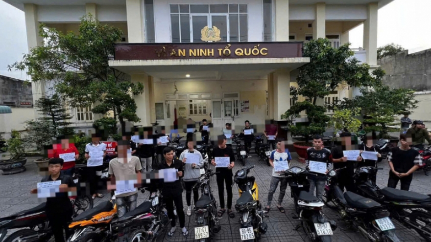 Khởi tố thêm 6 thanh thiếu niên trong vụ tổ chức đua xe trái phép