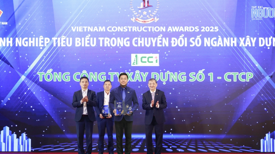 CC1 được vinh danh “Doanh nghiệp tiêu biểu chuyển đổi số ngành Xây dựng 2025”