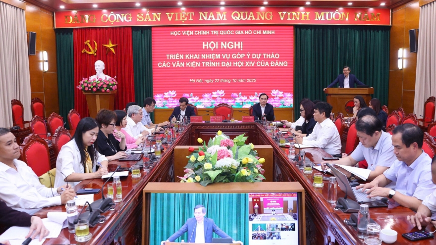 Học viện Chính trị quốc gia Hồ Chí Minh góp ý vào dự thảo các văn kiện Đại hội XIV