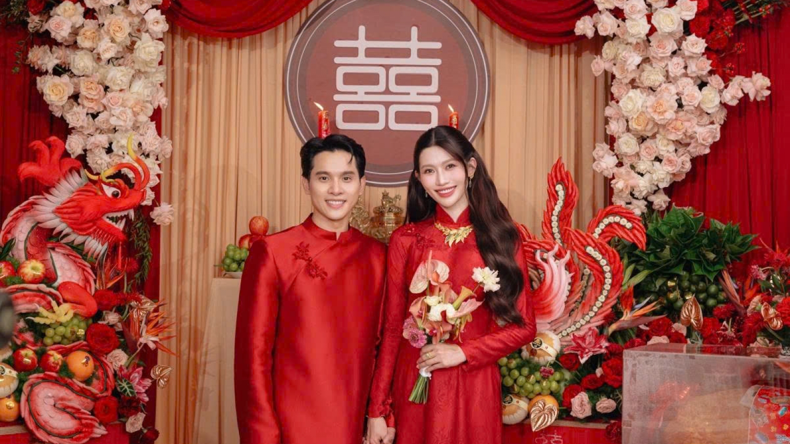 Sao Việt 26/10: Á hậu Quỳnh Châu rạng rỡ trong lễ vu quy