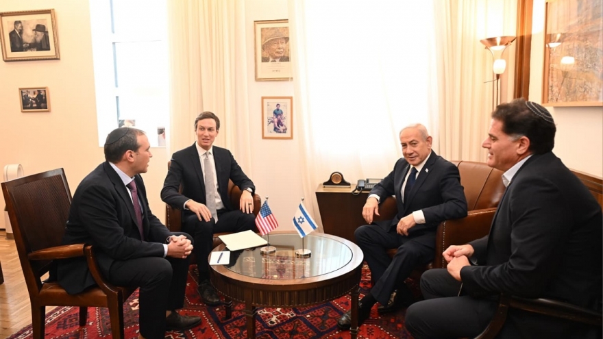 Con rể ông Trump gặp Thủ tướng Israel để bàn về kế hoạch Gaza