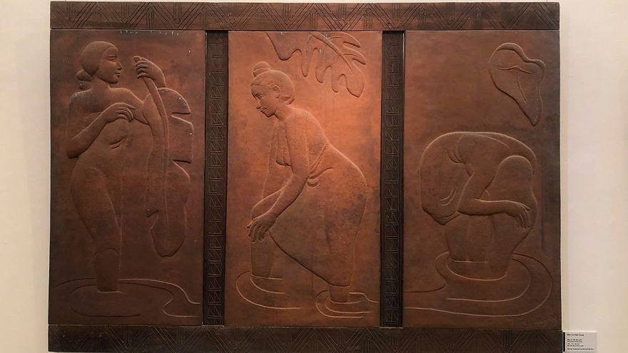 Nhiều tác phẩm quý trưng bày tại Triển lãm 100 năm mỹ thuật hiện đại