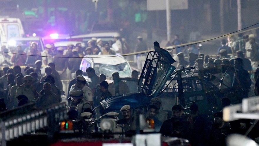 Đánh bom xe tại thủ đô New Delhi, Ấn Độ khiến hàng chục người thương vong