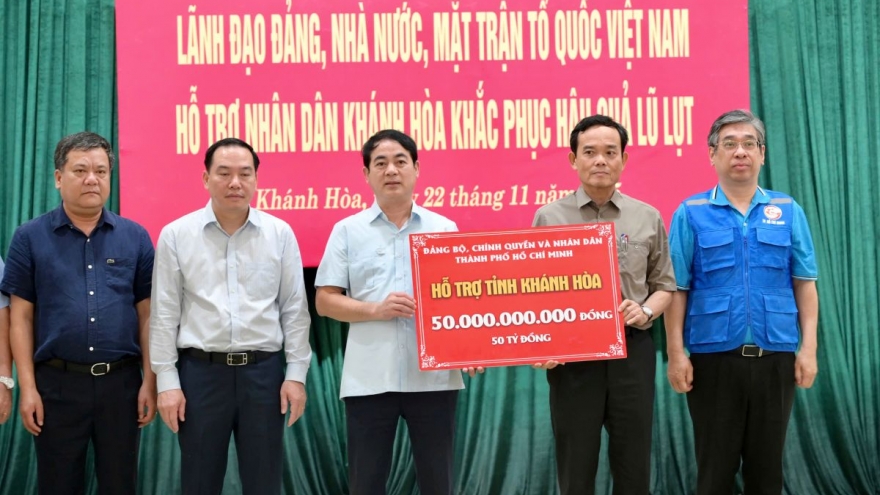 TP.HCM dốc toàn lực hỗ trợ Khánh Hòa vượt lũ
