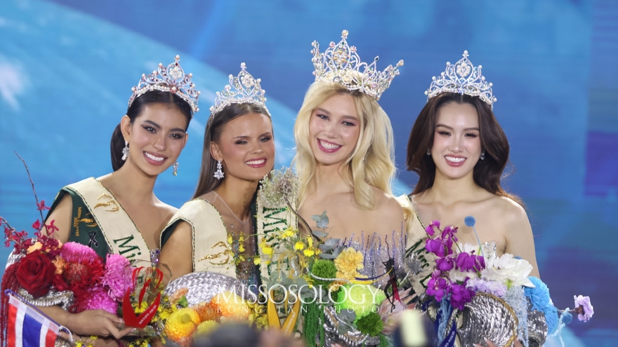 Người đẹp Cộng hòa Séc đăng quang Miss Earth 2025, Trịnh Mỹ Anh lọt Top 4