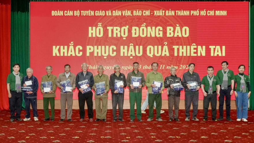 TP.HCM sẻ chia khó khăn với người dân Thái Nguyên sau bão lịch sử