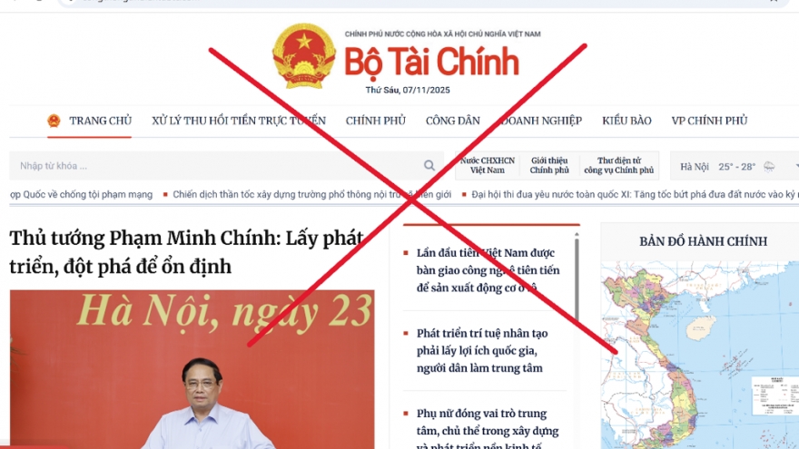 Cảnh báo giả mạo Cổng thông tin điện tử Bộ Tài chính để lừa đảo