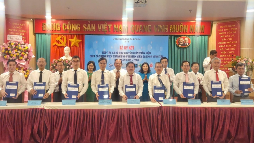 8 bệnh viện tuyến cuối ở TP.HCM hỗ trợ chuyên môn cho Bệnh viện Đa khoa Vũng Tàu